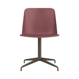 Rely Chair HW11: Red Brown + Bronzed