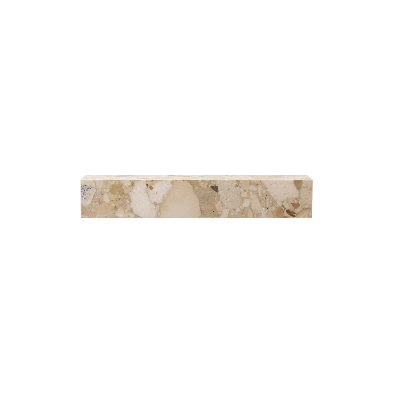 Plinth Shelf: Sand Kunis Breccia