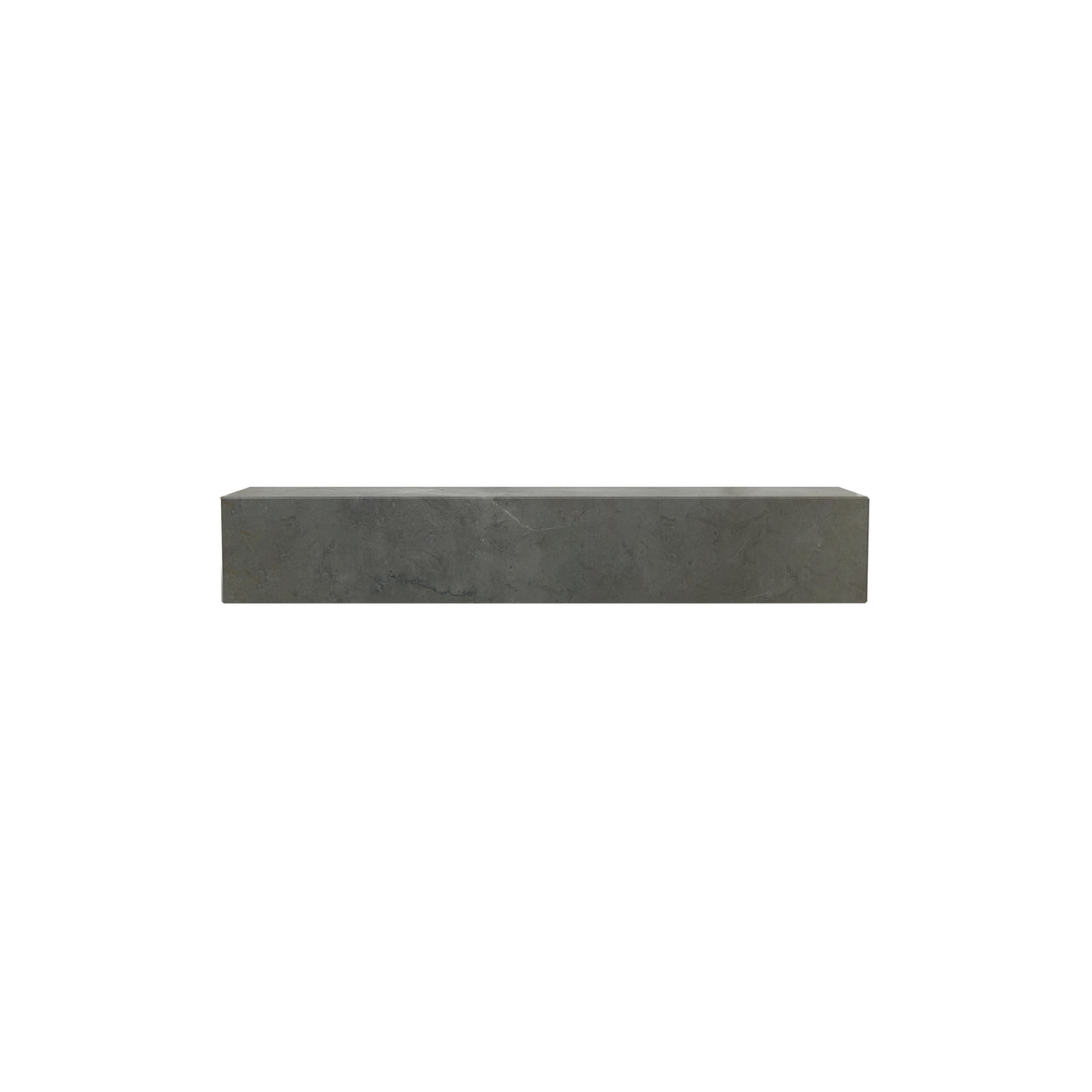 Plinth Shelf: Grey Kendzo Marble