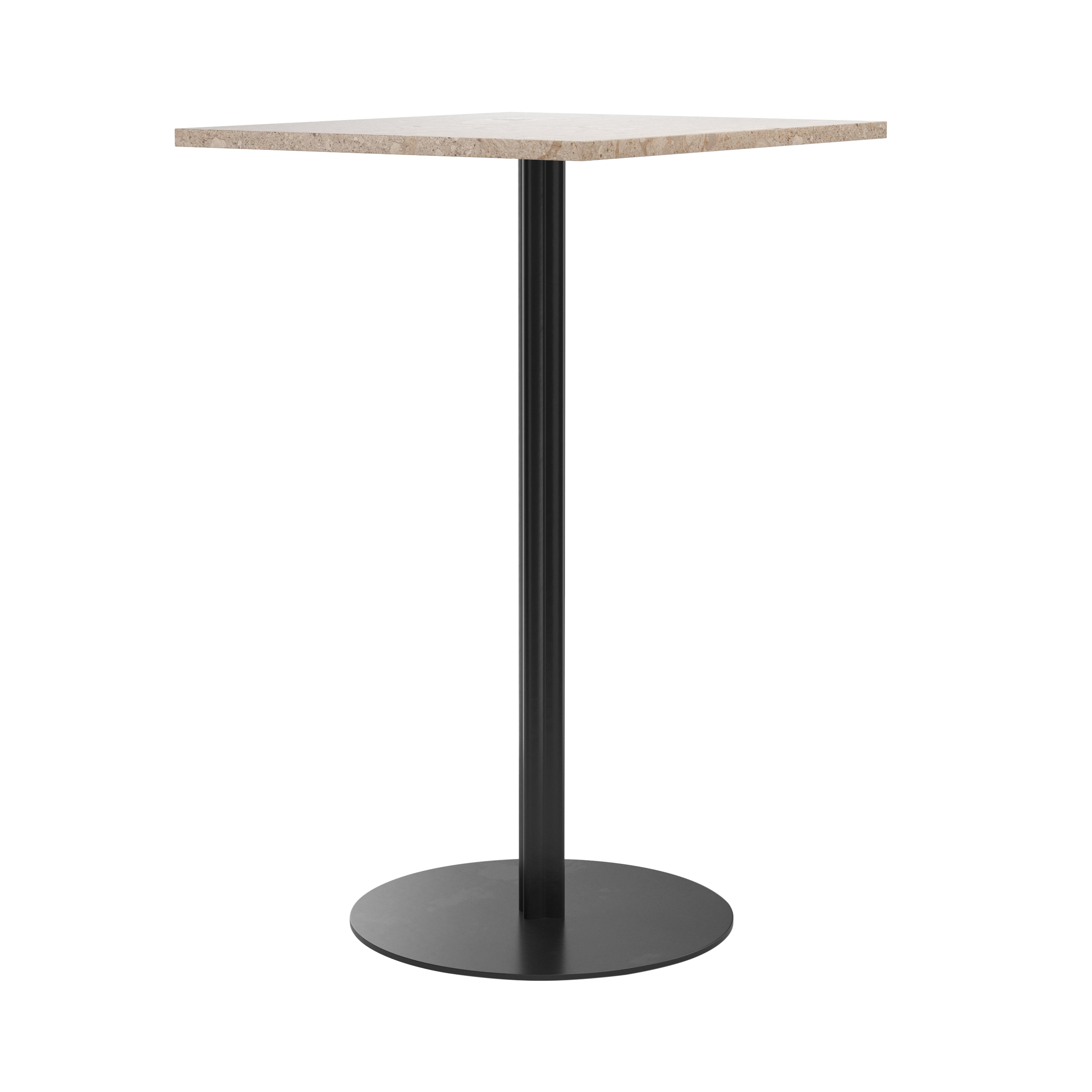 Harbour Column Square Bar + Counter Table: Bar + Kunis Breccia  + Round