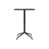 Harbour Column Square Bar + Counter Table: Counter + Charcoal Linoleum + Star