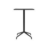 Harbour Column Square Bar + Counter Table: Counter +Black Painted Oak Veneer  + Star