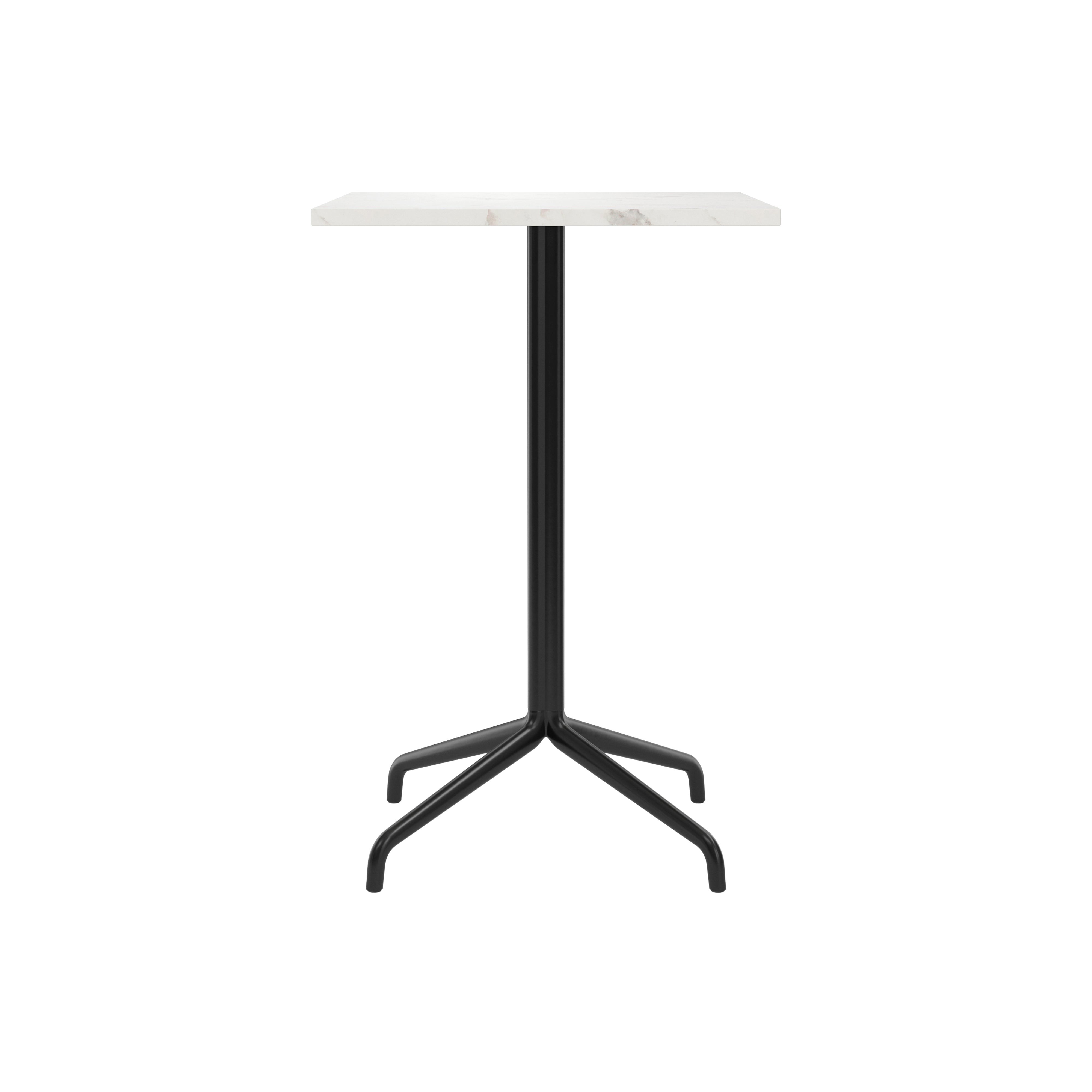 Harbour Column Square Bar + Counter Table: Counter + Off White Marble + Star