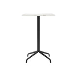 Harbour Column Square Bar + Counter Table: Counter + Off White Marble + Star