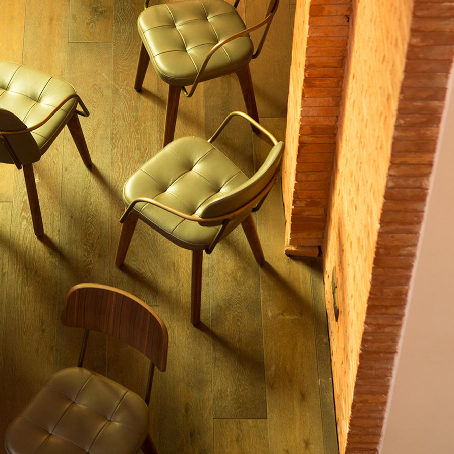 Utility Dining Armchair Upholstered
