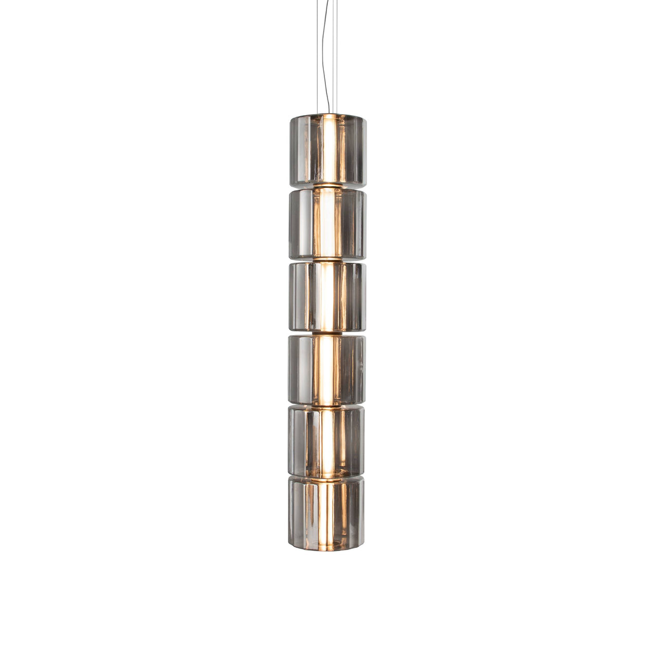 Column 300 Vertical Pendant: 6 Units + Carbon