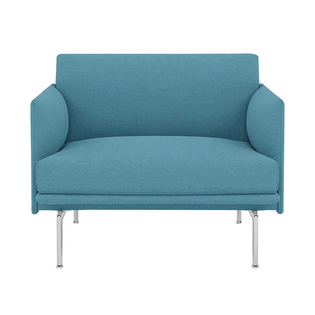 Outline Chair: Polished Aluminum
