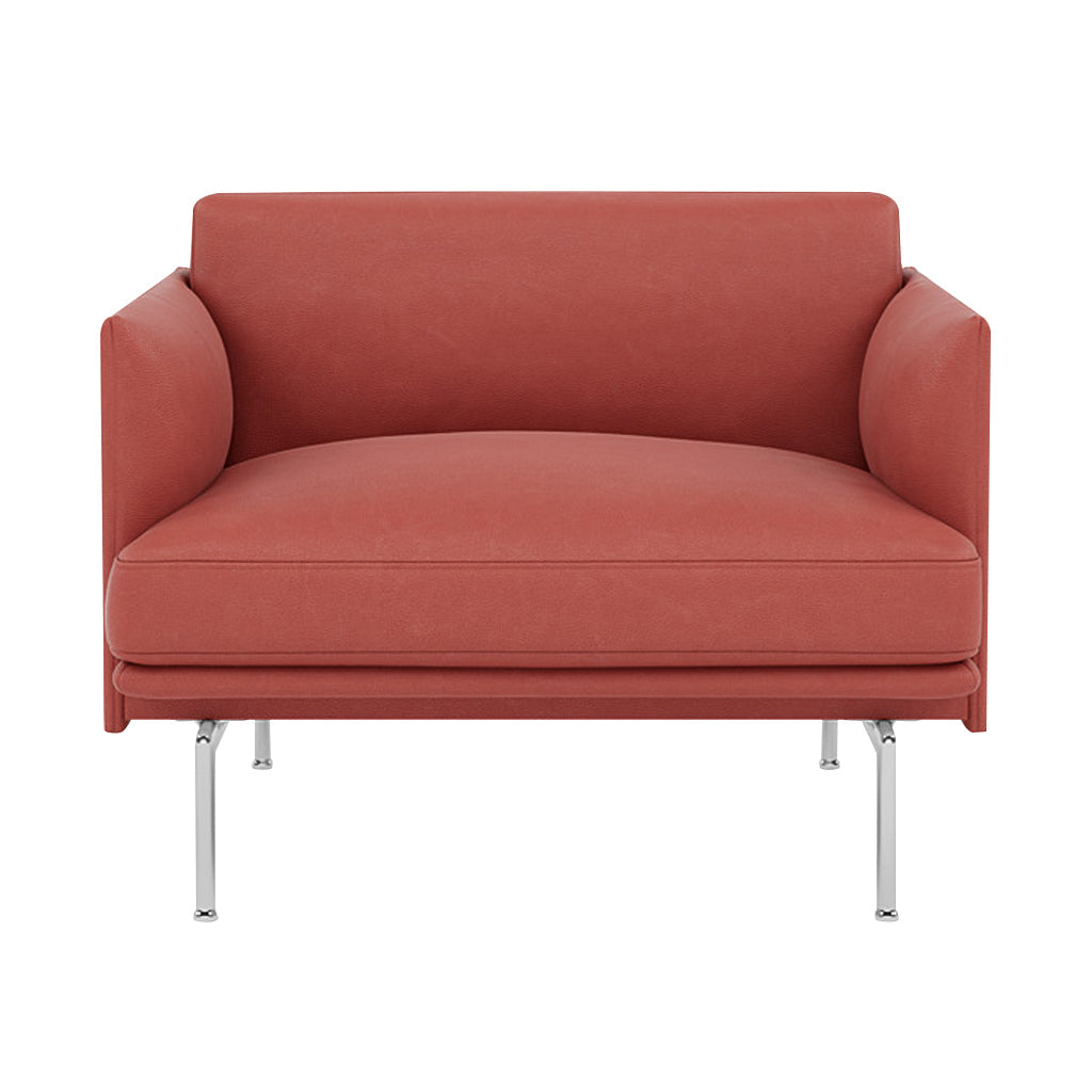 Outline Chair: Polished Aluminum