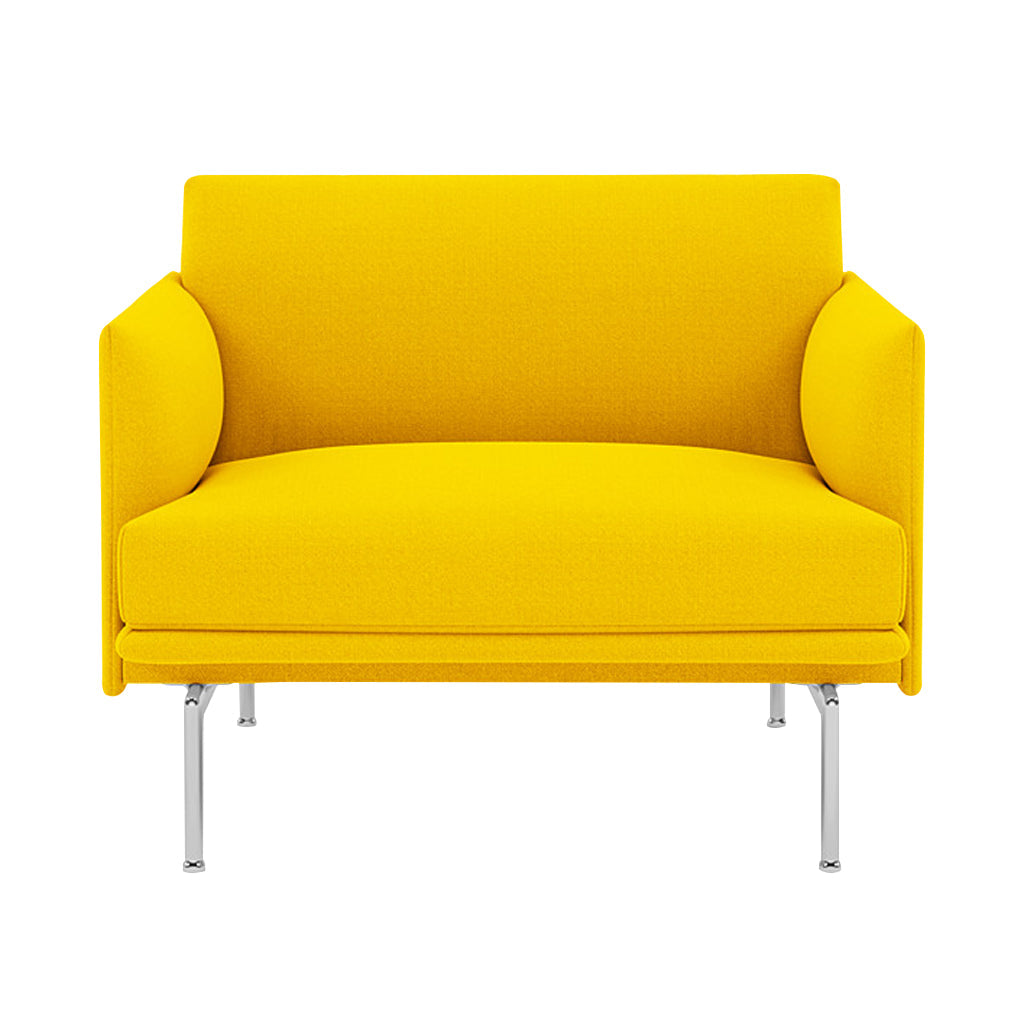 Outline Chair: Polished Aluminum