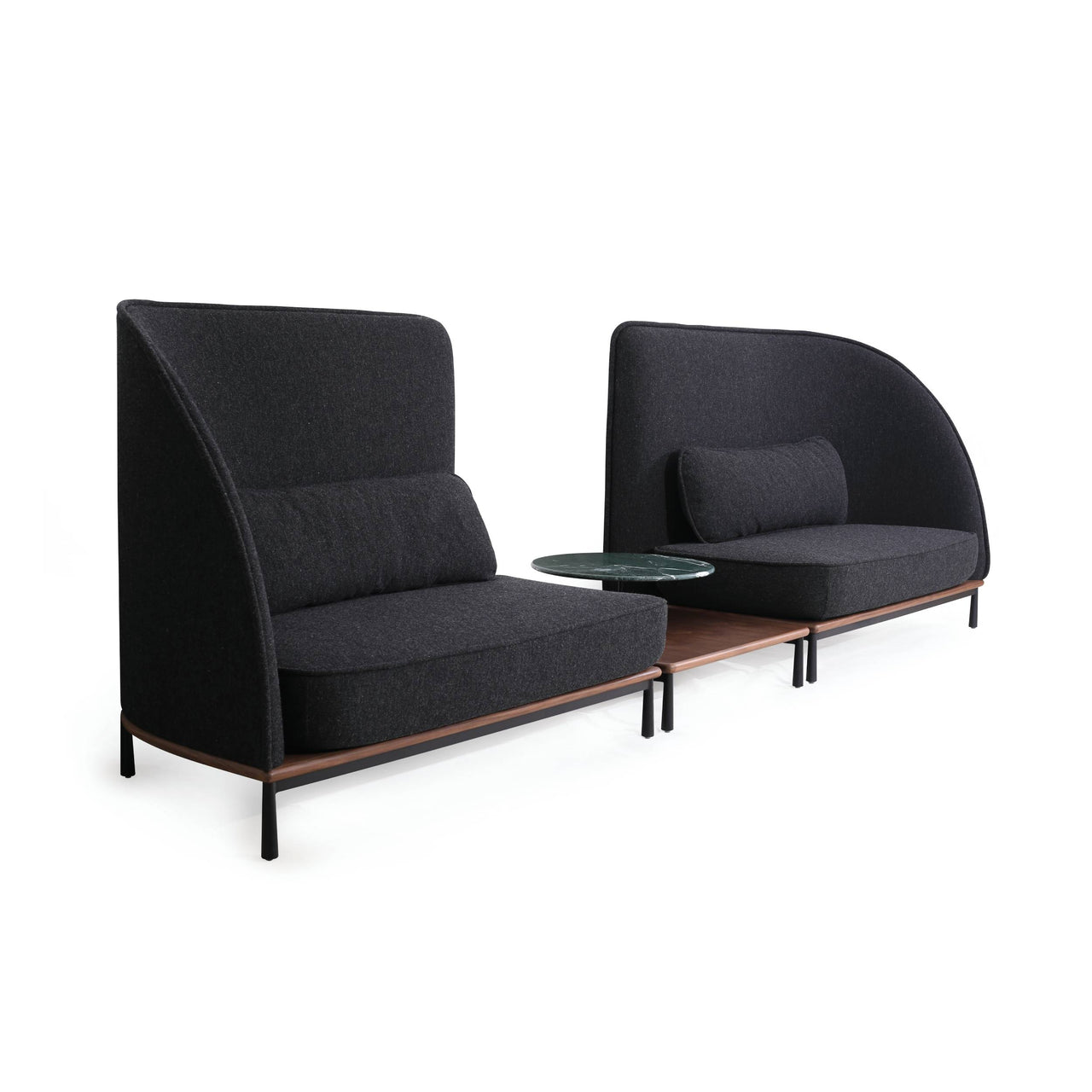 Arc Sofa Highback Two Seater: 1 Side