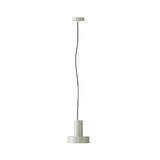 Arne S Domus Pendant Lamp: White Grey
