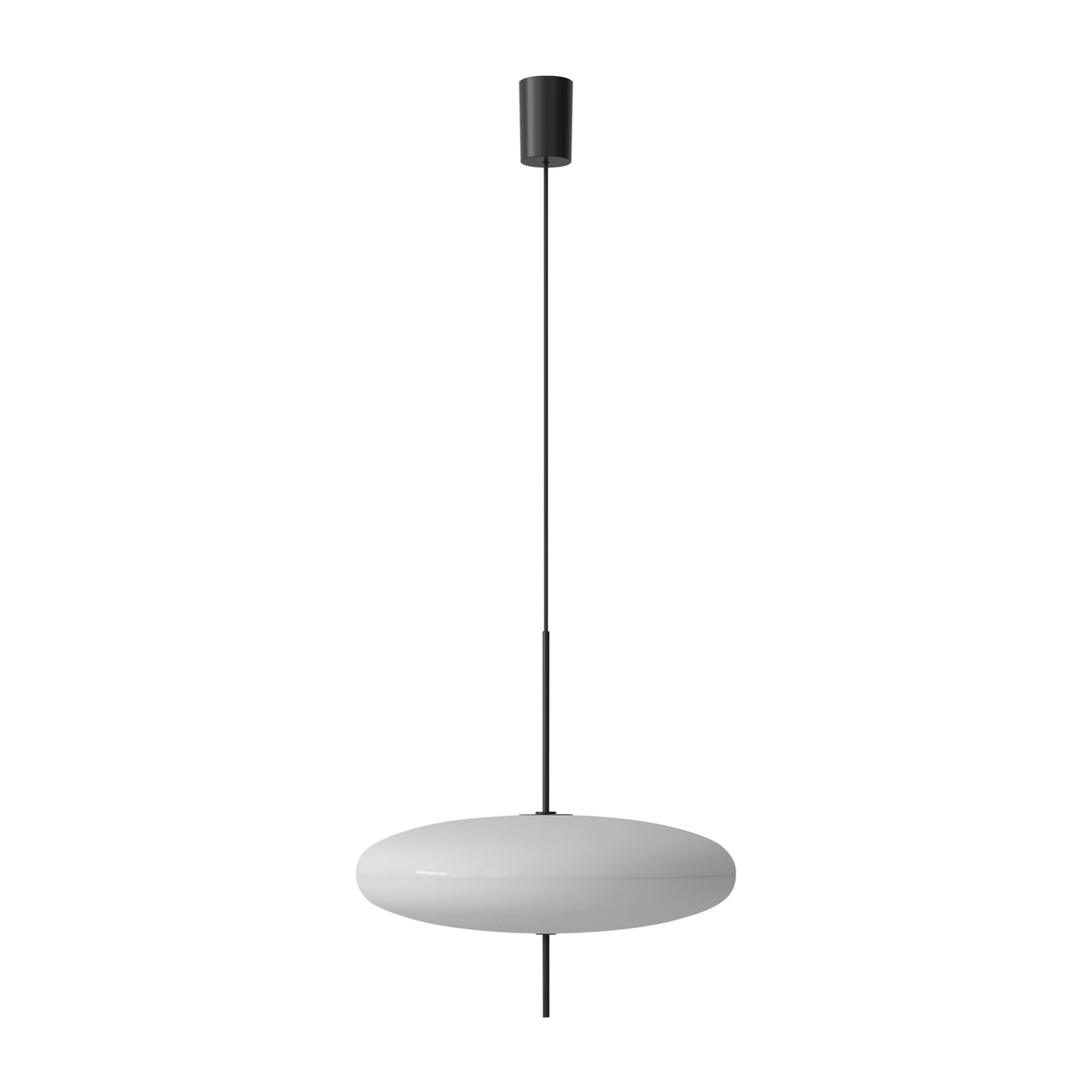 Model 2065 Suspension Lamp: White + Black