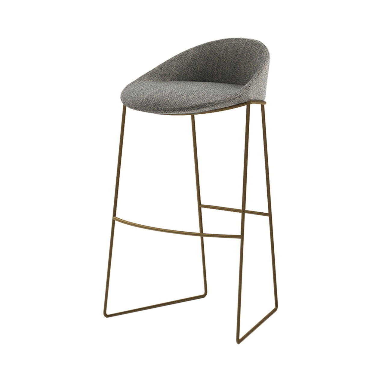 Circa Bar + Counter Stool: Bar + Bronzato