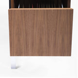 Homework 2 Desk: Double Drawer Left and File Drawer Right with Glass Top
