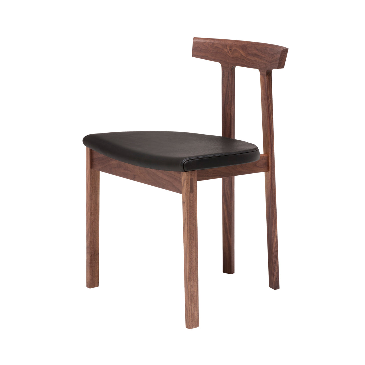 Torii Chair: Upholstered + 2 + Walnut