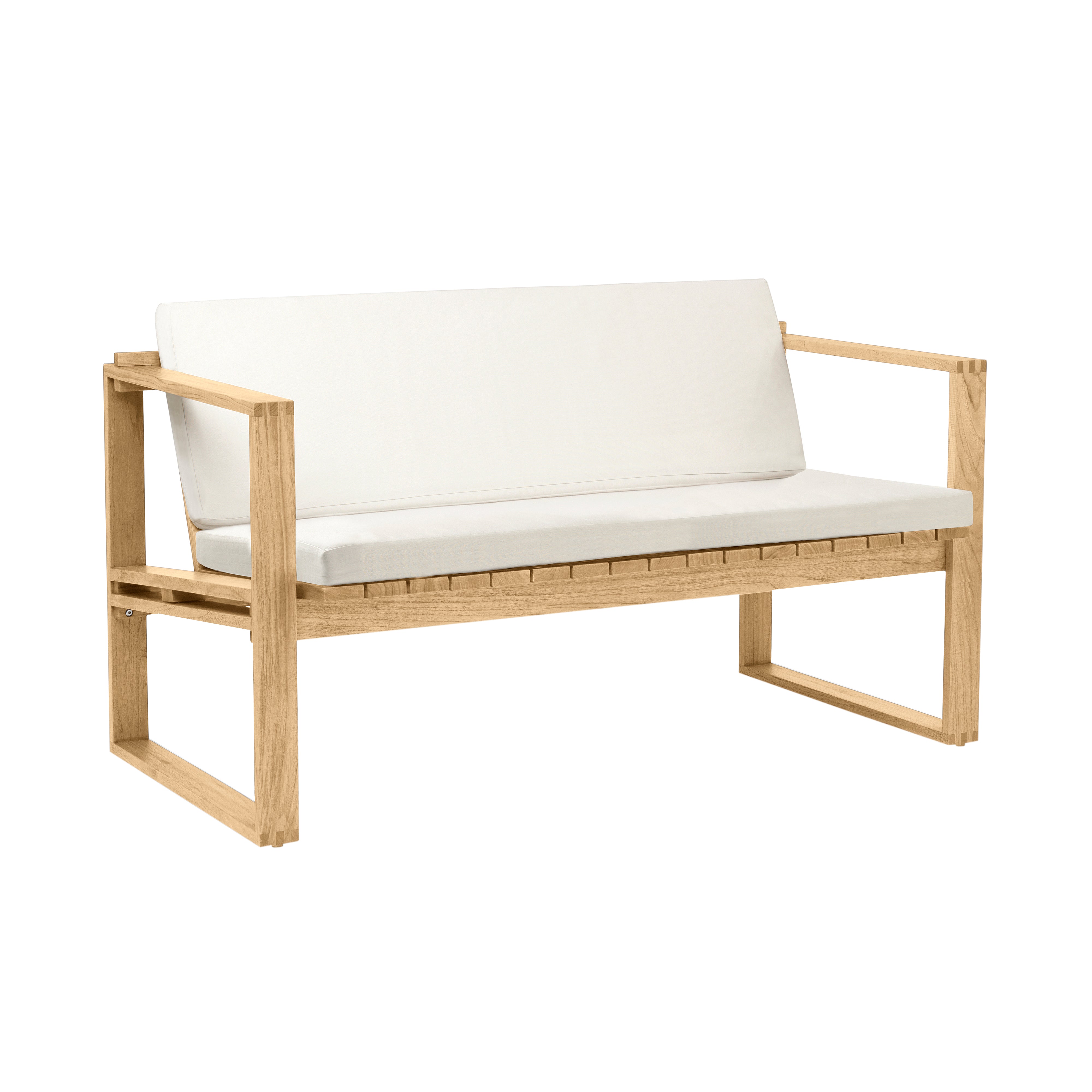 BK12 Outdoor Lounge Sofa: With Canvas Cushion