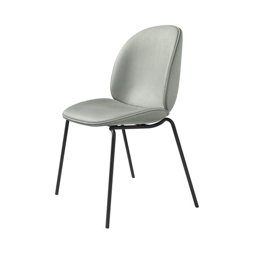 Beetle Dining Chair: Stacking Base + Full Upholstery + Black Matt