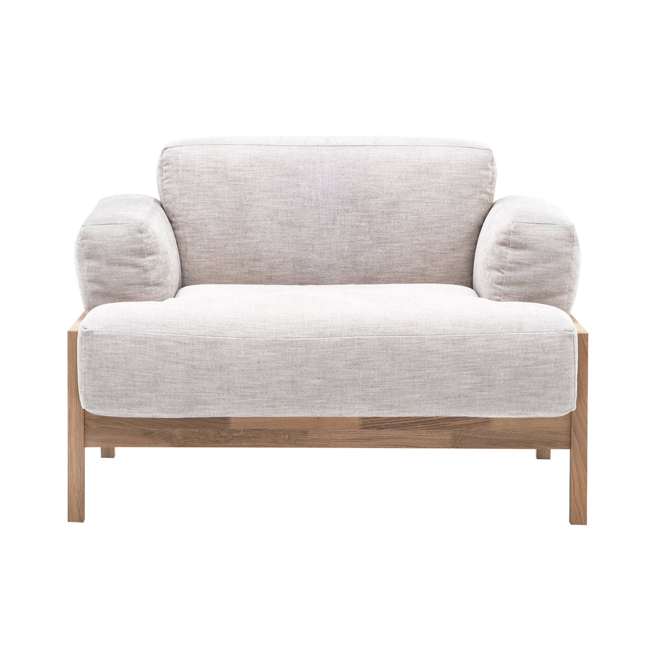 Kinuta Lounge Chair A-S01: Pure Oak