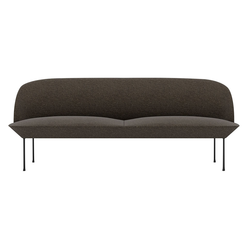 Oslo 3-Seater Sofa: Black