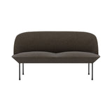 Oslo 2-Seater Sofa: Black