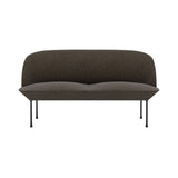 Oslo 2-Seater Sofa: Black