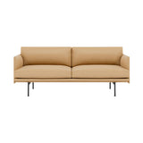Outline 2-Seater Sofa: Black