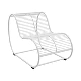 Loop Lounge Chair: White + Without Seatpad