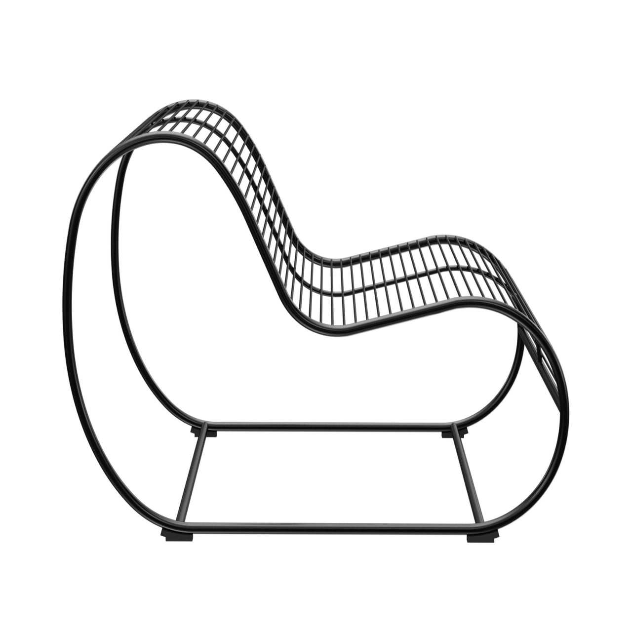 Loop Lounge Chair: Black