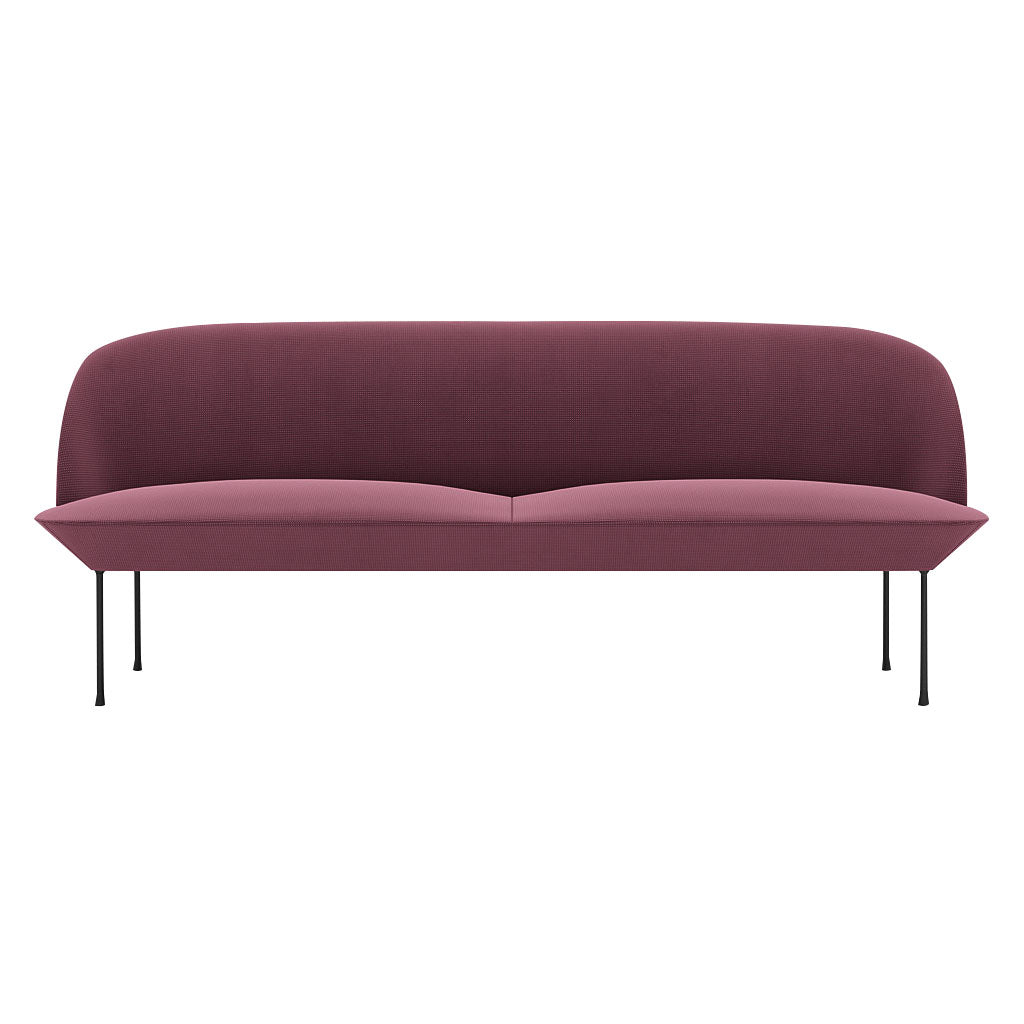 Oslo 3-Seater Sofa: Black