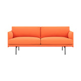 Outline 2-Seater Sofa: Black