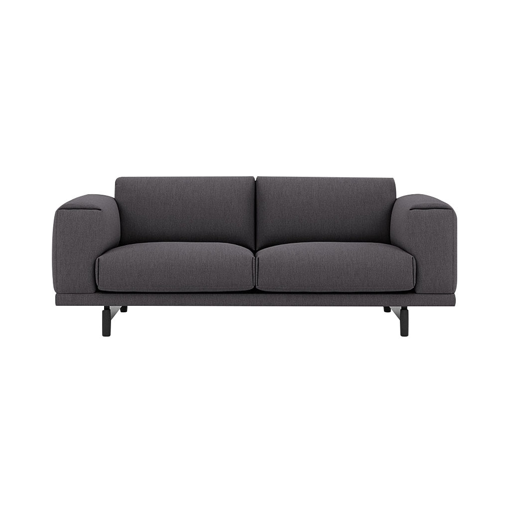 Rest Sofa: 2 Seater + Black