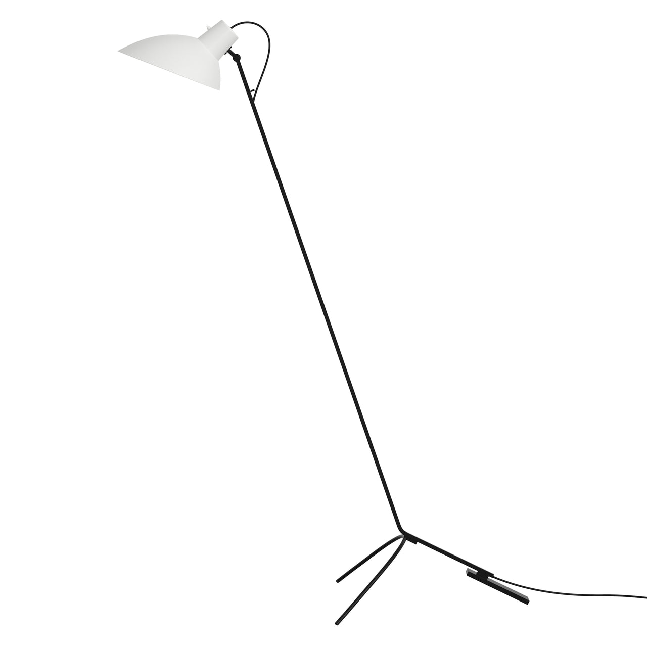 VV Cinquanta Floor Lamp: Black + White