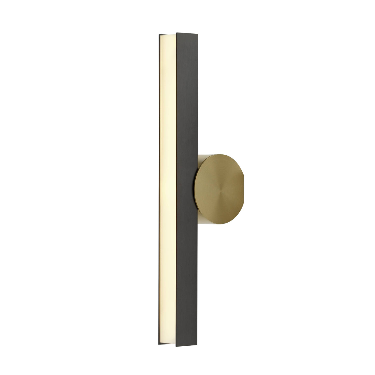 IP Cale(e) Wall Light: Version 2 + Satin Graphite + Satin Brass