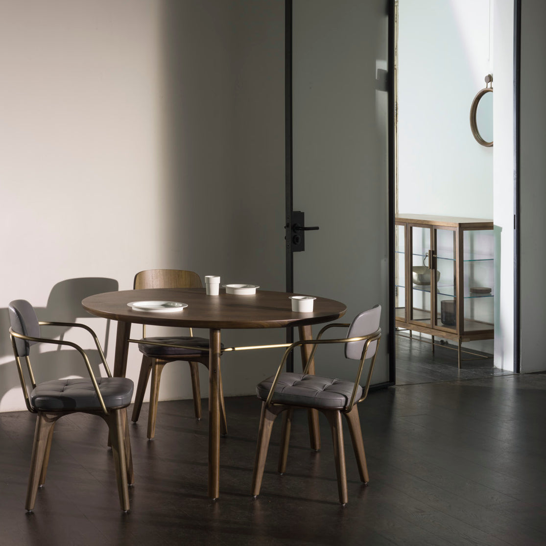 Utility Dining Armchair Upholstered