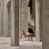 CH07 Shell Lounge Chair: Oak