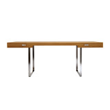 CH110 Desk: Lacquered Oak