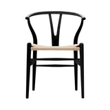 CH24 Wishbone Chair: Natural + Black Ash