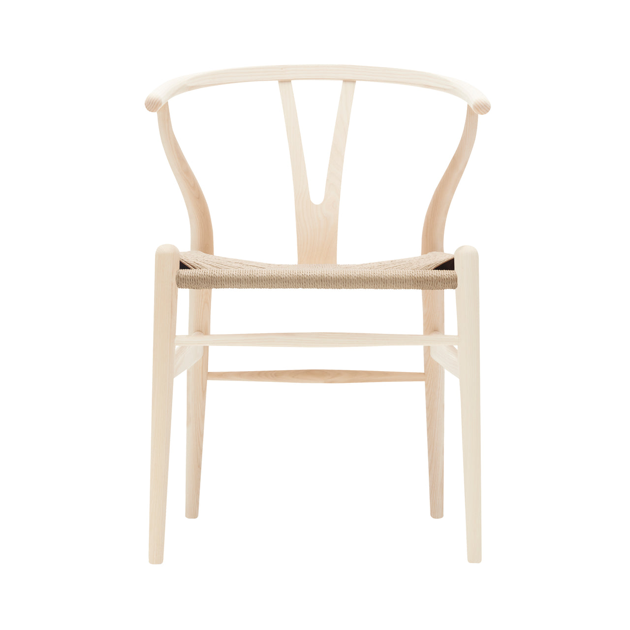 CH24 Wishbone Chair: Natural + Soaped Ash
