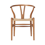CH24 Wishbone Chair: Natural + Oiled Teak