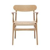 CH26 Dining Chair: Natural + Oiled Oak