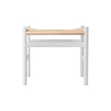 CH53 Footstool: Low + Natural + Natural White Beech