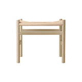 CH53 Footstool: Low + Natural + Soaped Beech