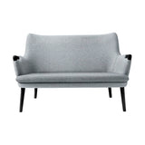 CH72 Sofa: Black Oak