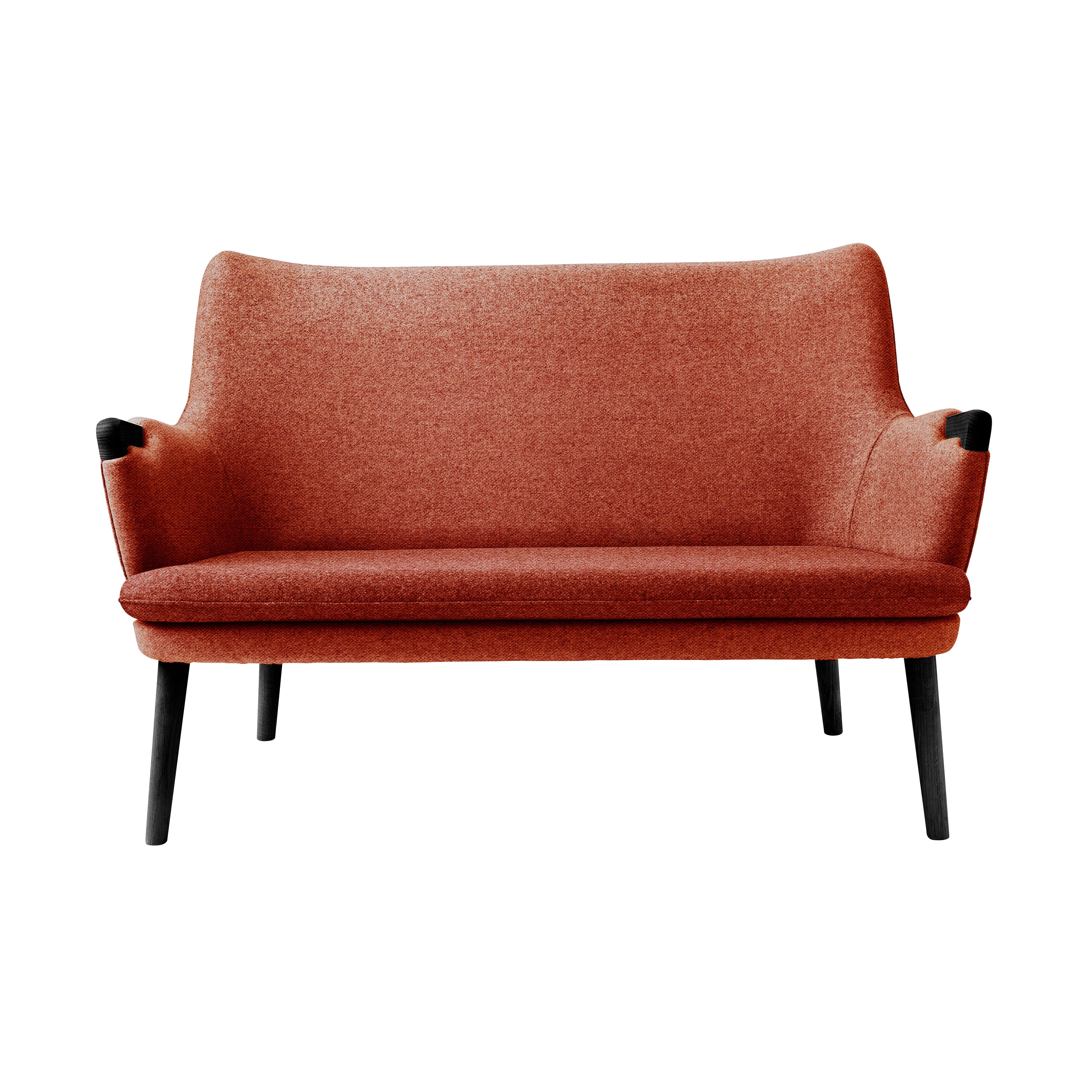 CH72 Sofa: Black Oak