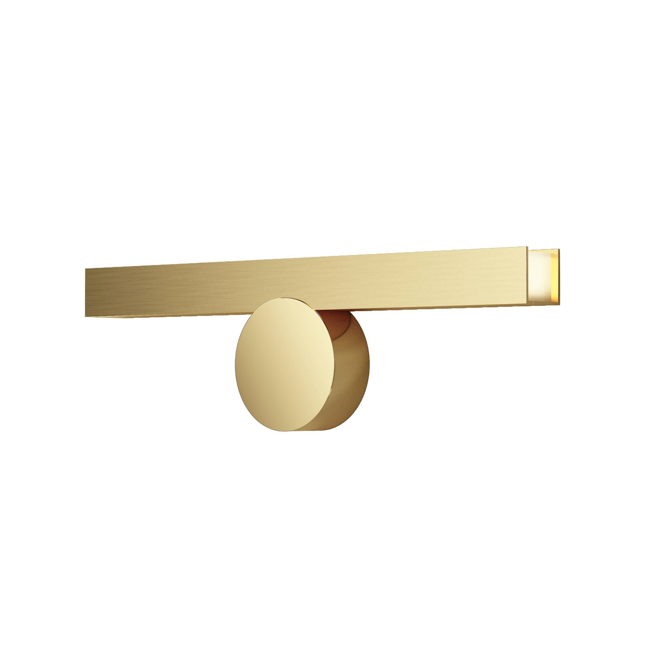 IP Calé(e) Wall Light: Version 1 + Satin Brass + Polished Brass