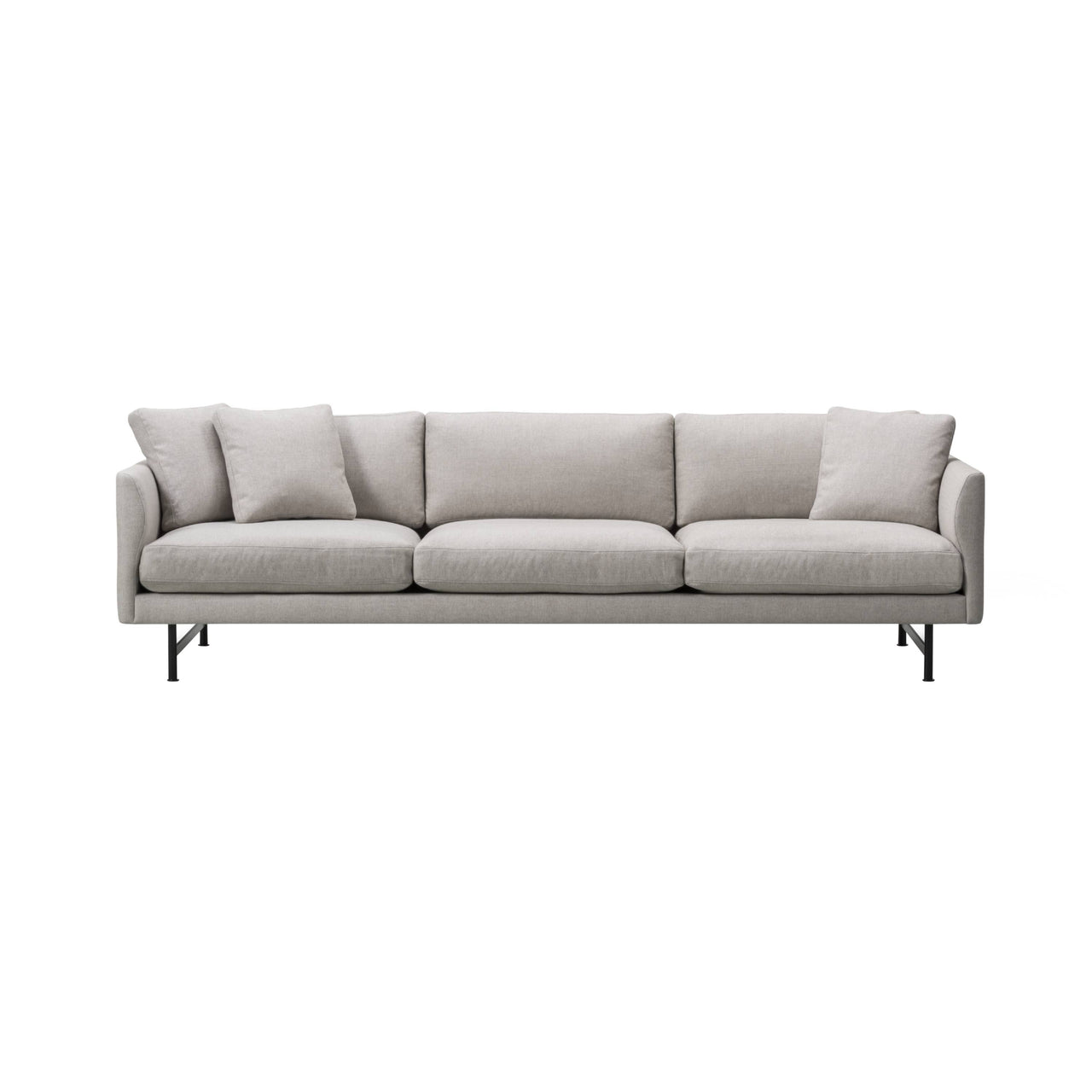 Calmo 3 Seater Sofa: Metal Base + With Cushion