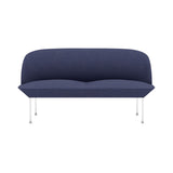 Oslo 2-Seater Sofa: Chrome