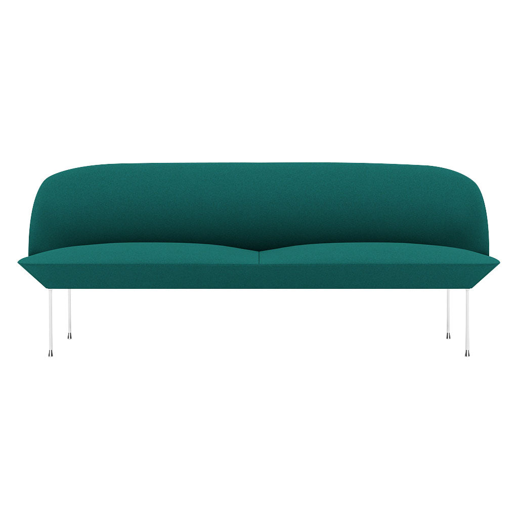 Oslo 3-Seater Sofa: Chrome