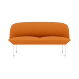 Oslo 2-Seater Sofa: Chrome