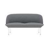 Oslo 2-Seater Sofa: Chrome